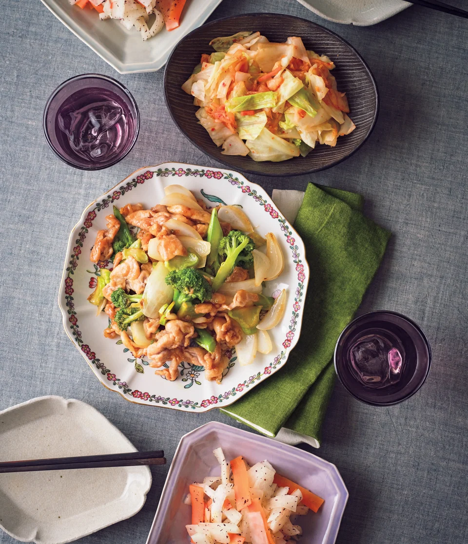 豚肉とブロッコリーのオイスター炒め