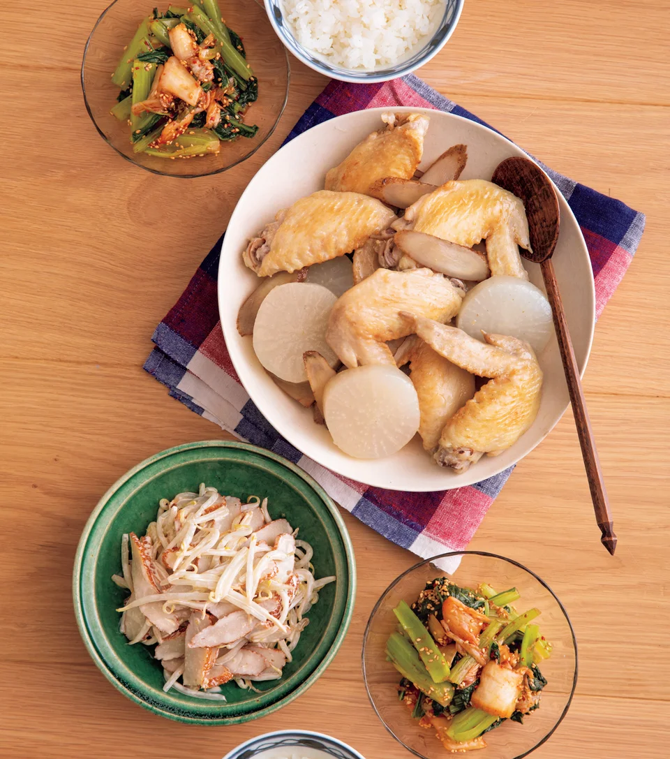 手羽先と大根のコクうま煮込み