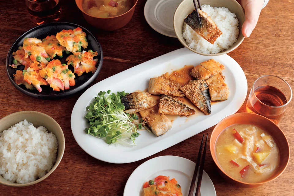 塩さばの甘酢焼き