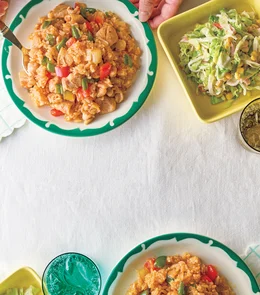 「メキシカンチキンライス」の献立