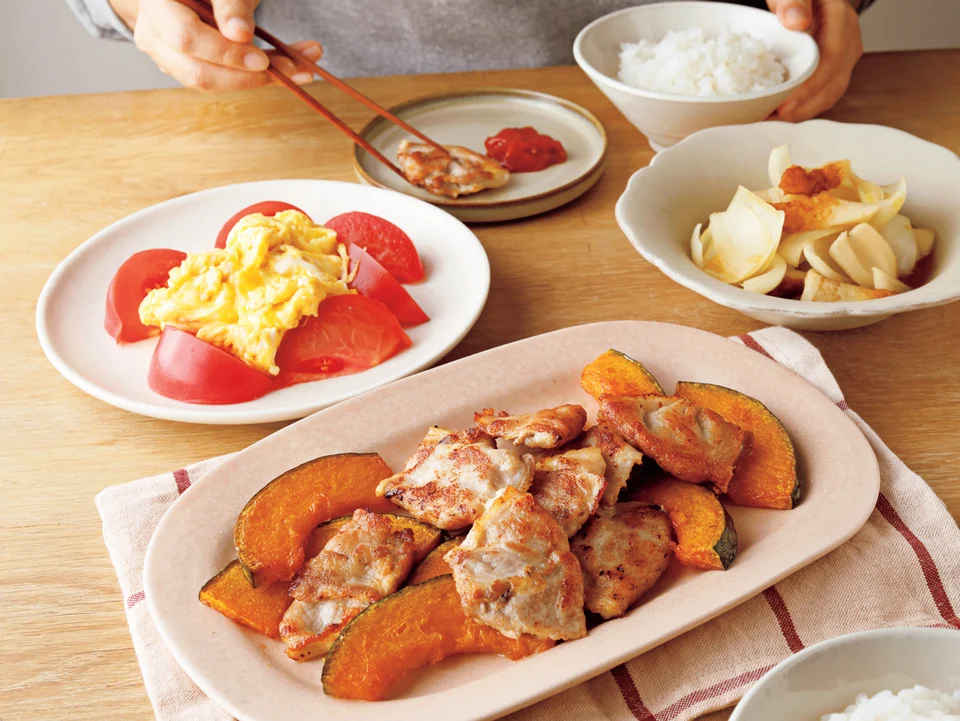 折り畳み豚の揚げ焼き