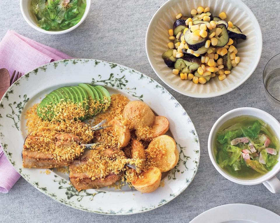 いわしのソテーカレーパン粉がけ