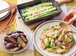 「豚バラ肉とブロッコリーのペペロンチーノ」の献立